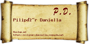 Pilipár Daniella névjegykártya
