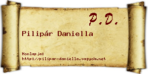 Pilipár Daniella névjegykártya